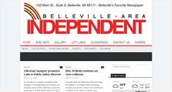 Desktop Screenshot of bellevilleareaindependent.com
